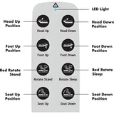 Twin XL Patient Lift Bed with 90° Rotation and Battery Backup for Safe Transfers